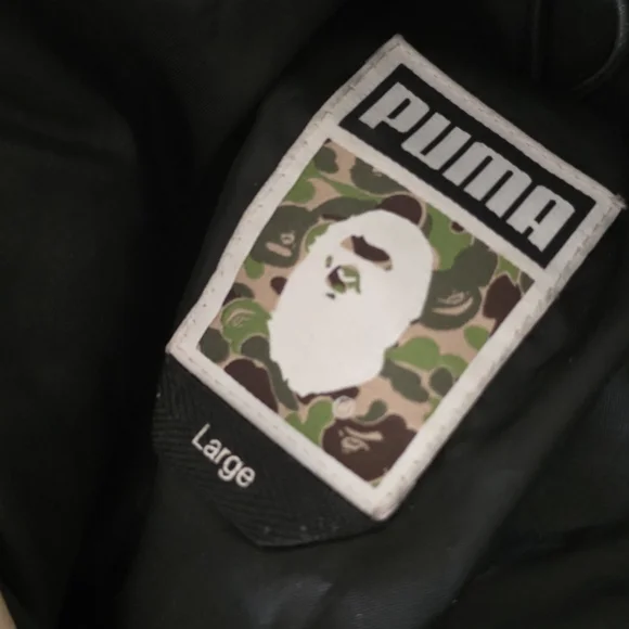 Bape FC Camouflage Jacket with Gold Logo